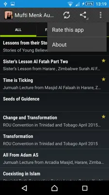 Mufti Menk Audio App android App screenshot 2